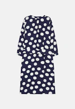Kleid Punkte in Mittelblau |  Seidensticker Onlineshop