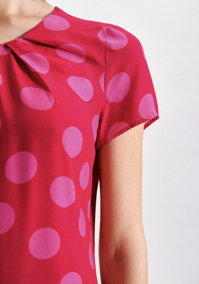 Short sleeve Crepe Shirt Blouse in Pink |  Seidensticker Onlineshop