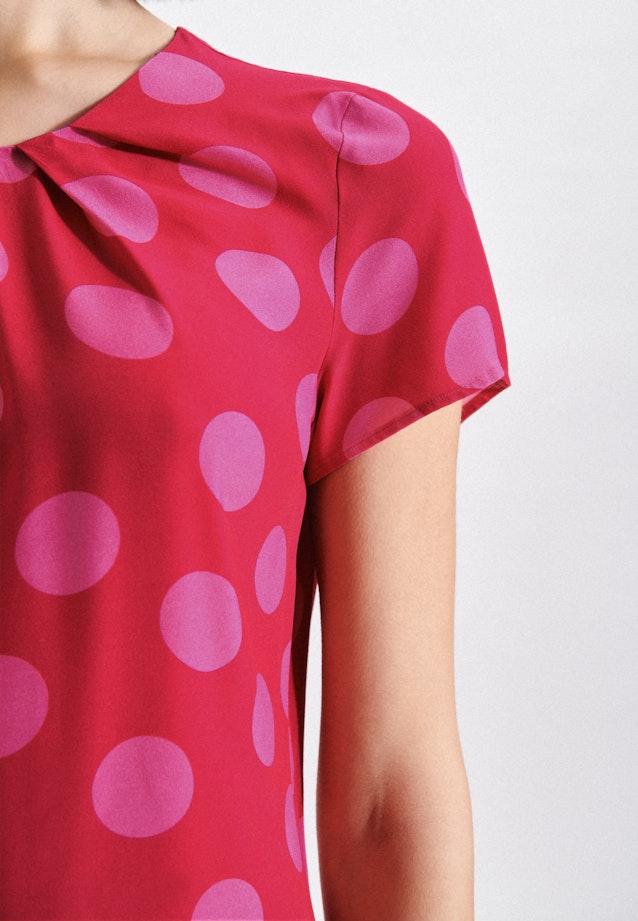 Kurzarm Krepp Shirtbluse in Rosa/Pink |  Seidensticker Onlineshop