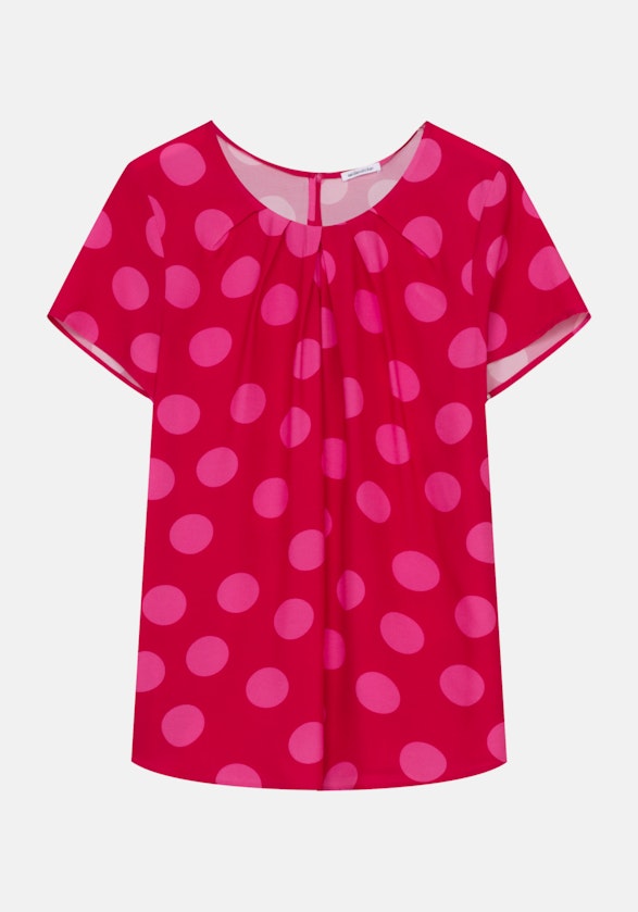 Short sleeve Crepe Shirt Blouse in Pink |  Seidensticker Onlineshop