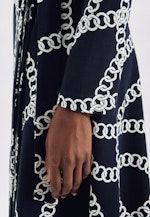 Robe Regular Manche Longue in Bleu Foncé |  Seidensticker Onlineshop