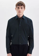 Regular Chemise d'affaires A Pois in Bleu Foncé |  Seidensticker Onlineshop