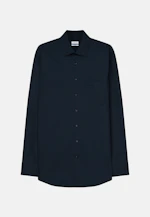 Regular Chemise d'affaires A Pois in Bleu Foncé |  Seidensticker Onlineshop
