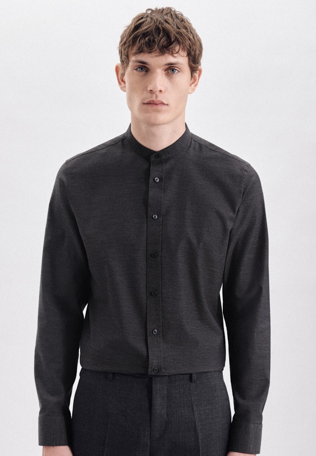 Slim Business Hemd Uni in Grau |  Seidensticker Onlineshop
