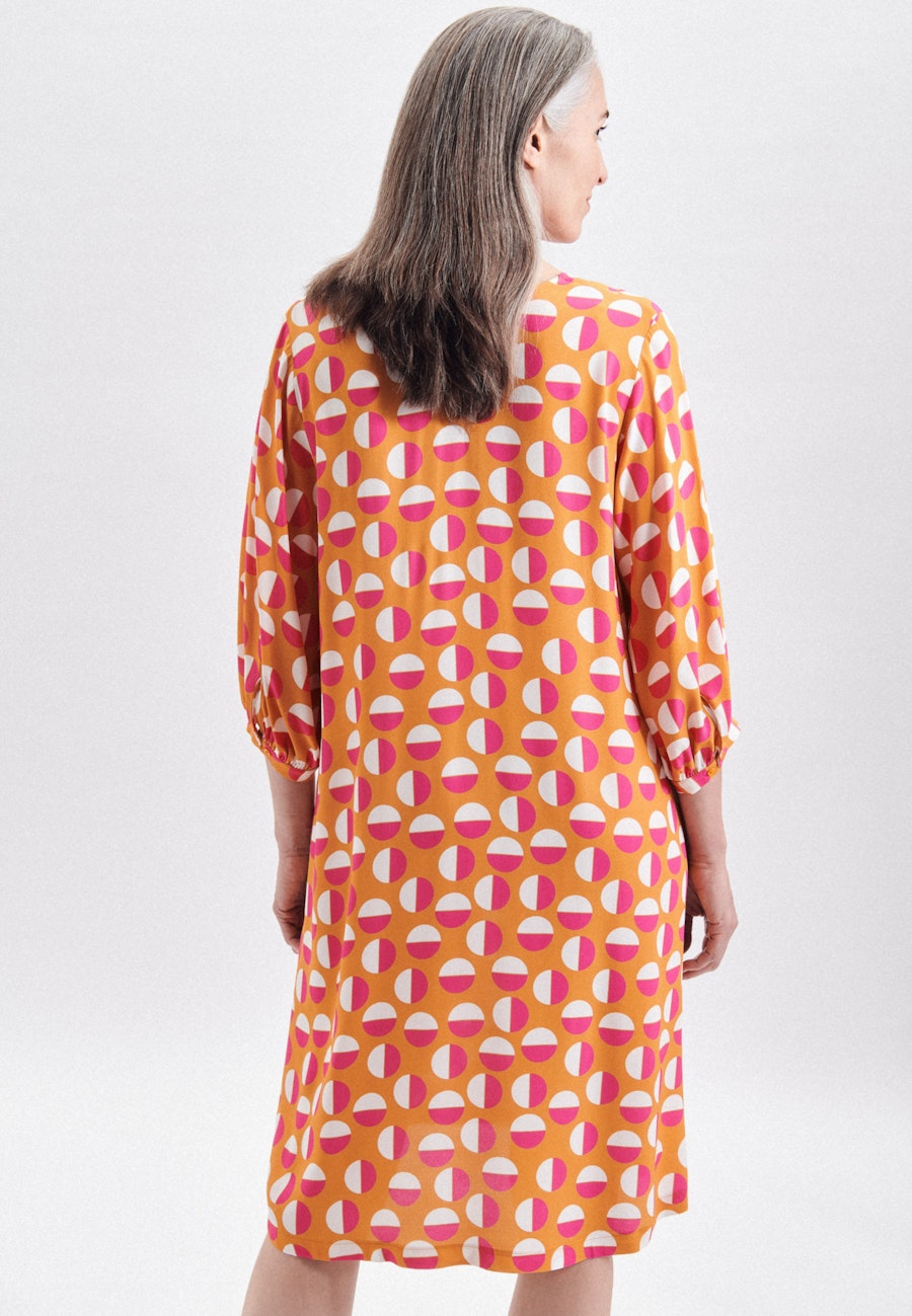 V-Neck Kleid Regular in Gelb |  Seidensticker Onlineshop