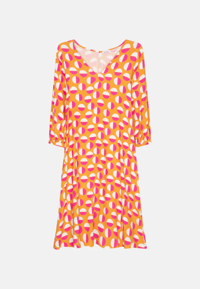 Kleid Punkte in Gelb |  Seidensticker Onlineshop