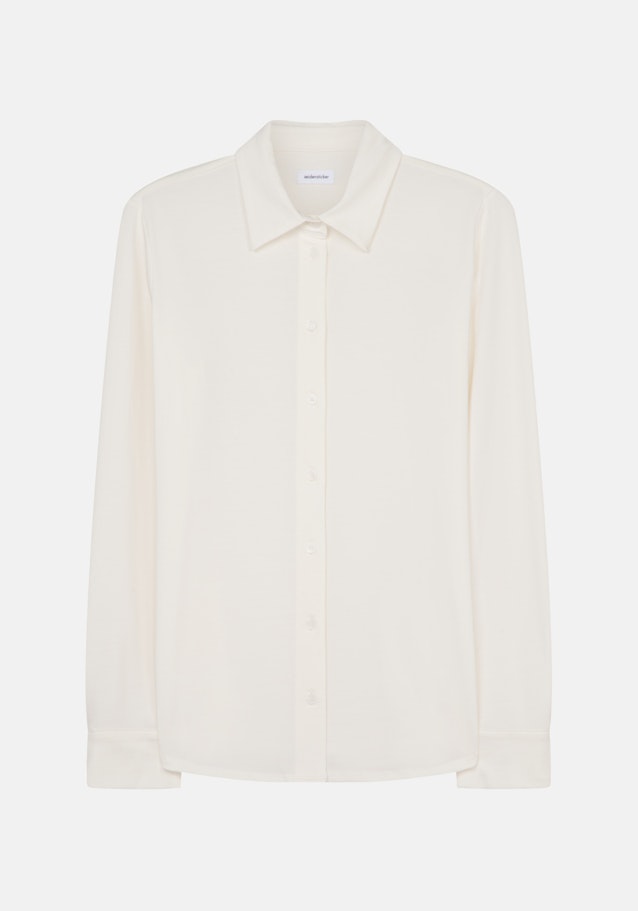 lange Arm Jersey Shirtblouse in Ecru |  Seidensticker Onlineshop