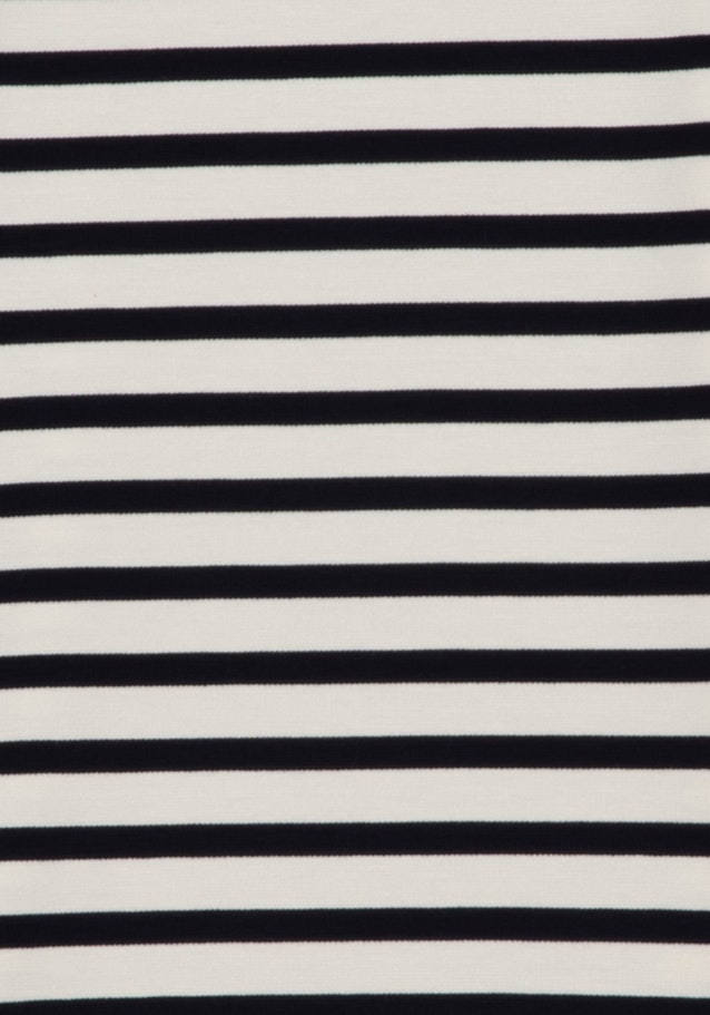 T-Shirt Streifen in Dunkelblau | Seidensticker Onlineshop