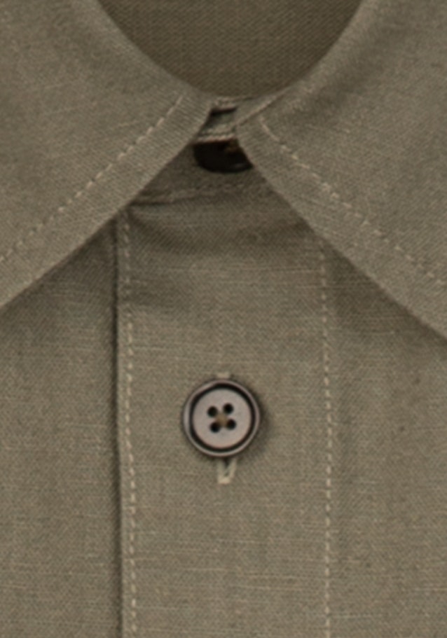 Overshirt in Regular with Kent-Collar in Green |  Seidensticker Onlineshop