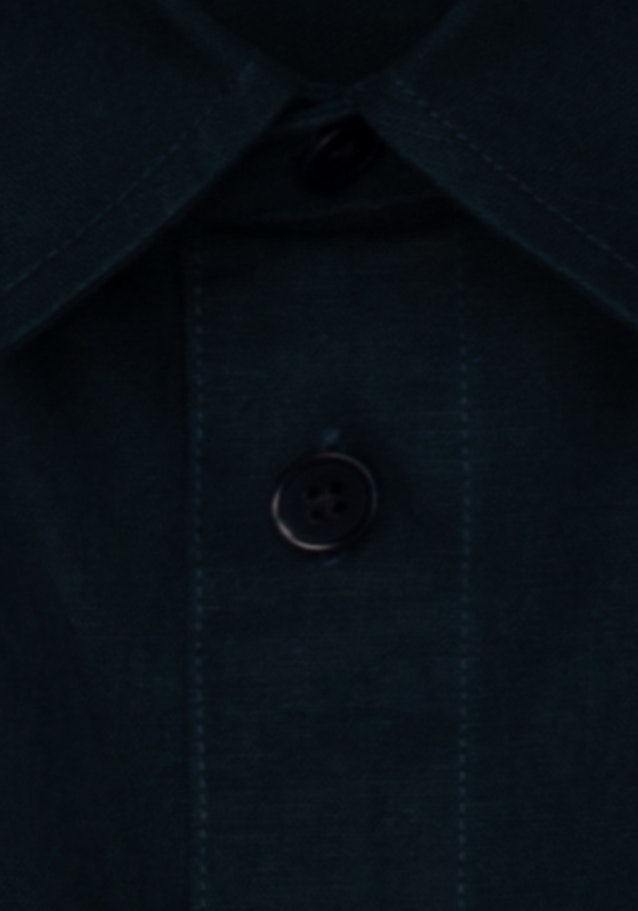 Regular Surchemise Uni in Bleu Foncé | Seidensticker Onlineshop