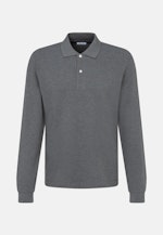 Polo Regular Manche Longue in Gris |  Seidensticker Onlineshop