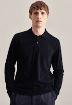 Kragen Polo-Shirt Regular in Dunkelblau |  Seidensticker Onlineshop