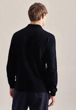 Regular Polo Uni in Bleu Foncé |  Seidensticker Onlineshop