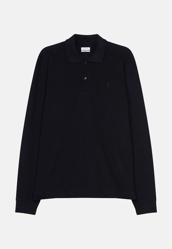 Regular Polo Uni in Bleu Foncé |  Seidensticker Onlineshop