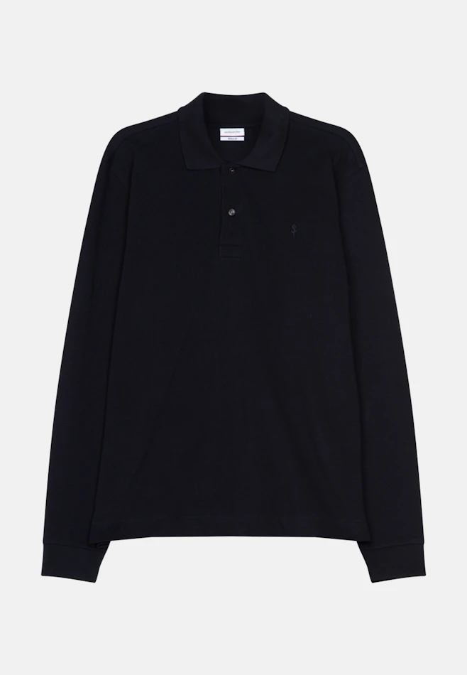 Regular Polo Uni in Dunkelblau | Seidensticker Onlineshop