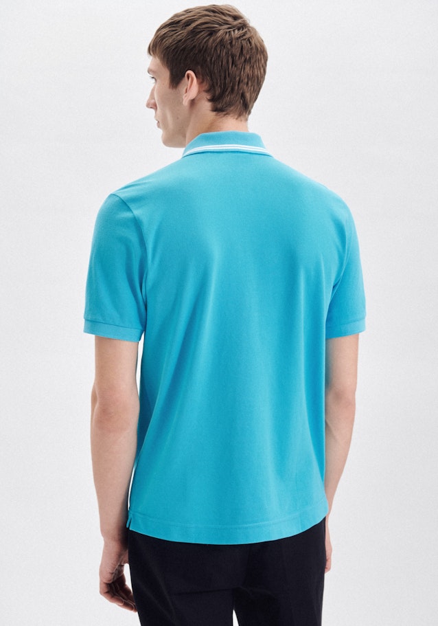 Regular Polo Uni in Turquoise | Seidensticker Onlineshop