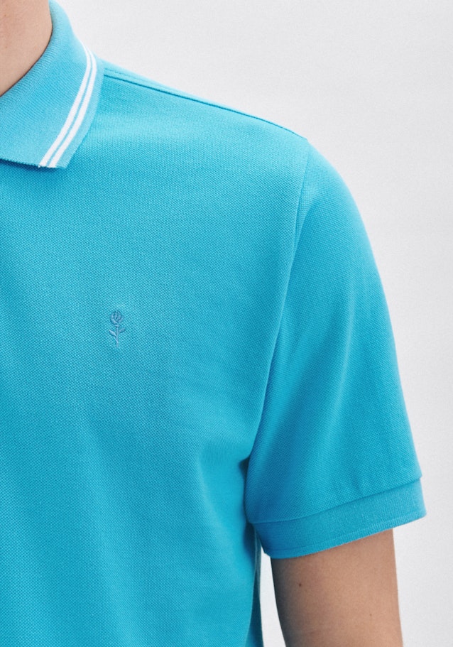 Regular Polo Uni in Turquoise | Seidensticker Onlineshop