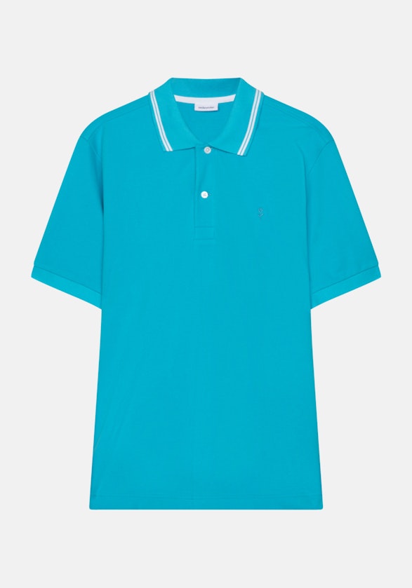 Regular Polo Uni in Turquoise | Seidensticker Onlineshop