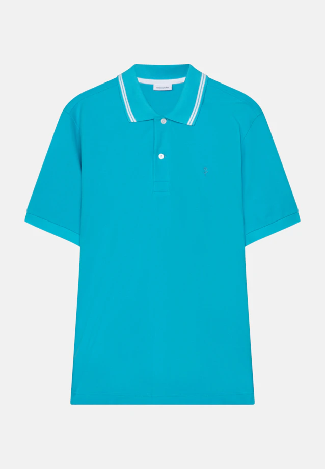 Regular Polo Uni in Turquoise |  Seidensticker Onlineshop