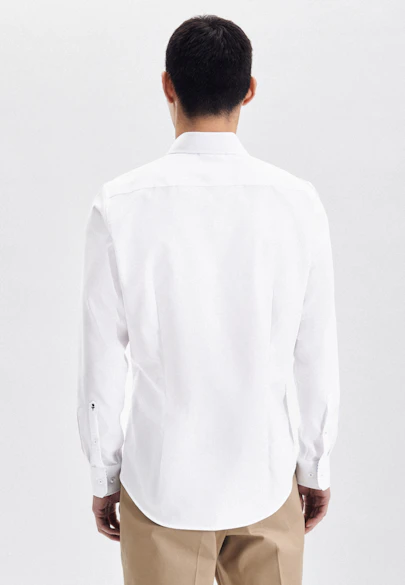 X-Slim Chemise d'affaires Uni in Blanc |  Seidensticker Onlineshop