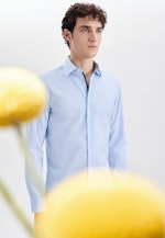 X-Slim Business shirt Uni in Medium Blue |  Seidensticker Onlineshop