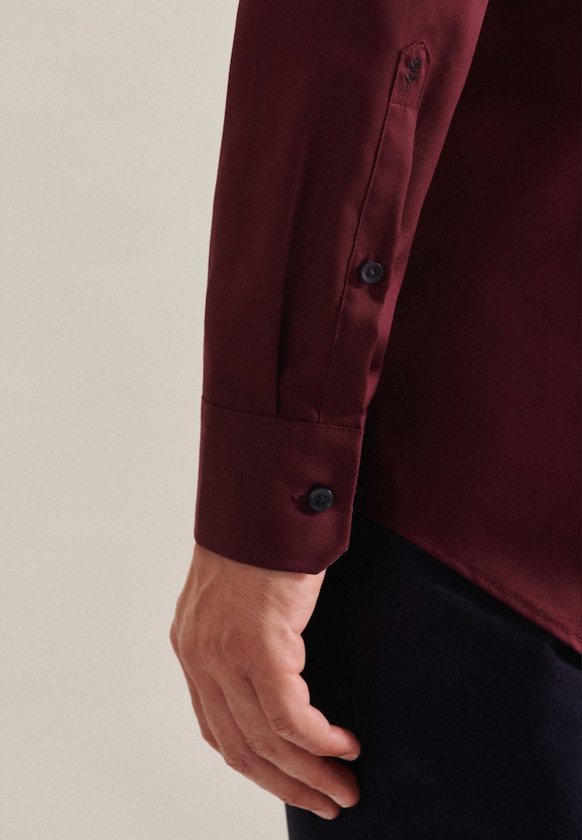 Slim Business shirt Uni in Red |  Seidensticker Onlineshop