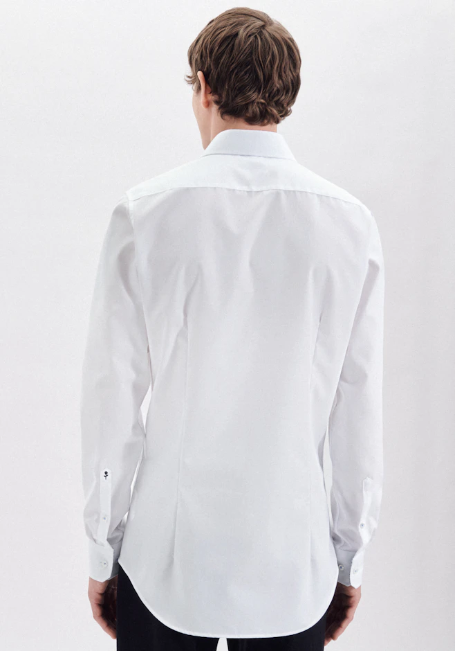 Slim Business Hemd Uni in Weiß | Seidensticker Onlineshop