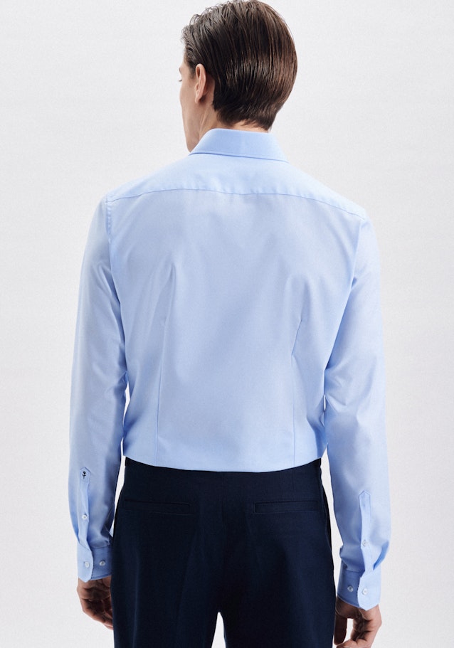 Slim Business Shirt Uni in Medium Blue | Seidensticker Onlineshop