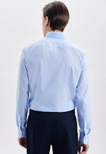 Slim Business Hemd Uni in Mittelblau |  Seidensticker Onlineshop