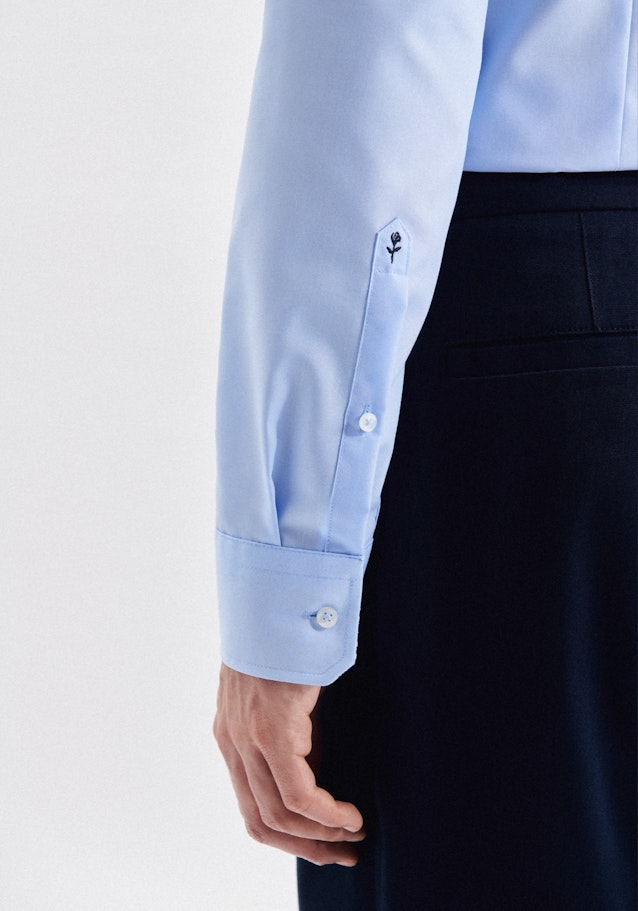 Slim Business Shirt Uni in Medium Blue | Seidensticker Onlineshop