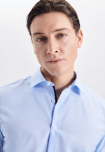 Slim Business Hemd Uni in Mittelblau |  Seidensticker Onlineshop