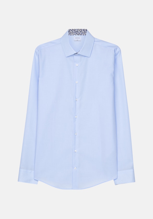 Slim Business Shirt Uni in Medium Blue | Seidensticker Onlineshop