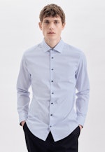 Slim Business Hemd Karo in Hellblau |  Seidensticker Onlineshop