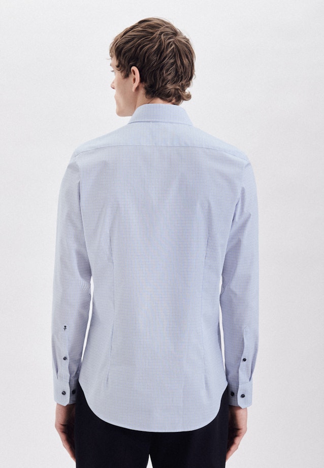 Slim Business Hemd Karo in Hellblau |  Seidensticker Onlineshop