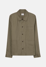 Overshirt in Regular with Lapel Collar in Green |  Seidensticker Onlineshop