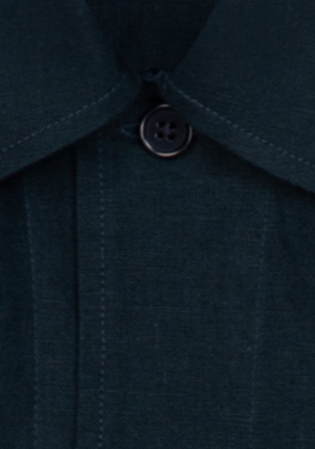 Overshirt in Regular with Lapel Collar in Dark Blue |  Seidensticker Onlineshop