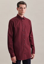 Regular Business shirt Uni in Red |  Seidensticker Onlineshop