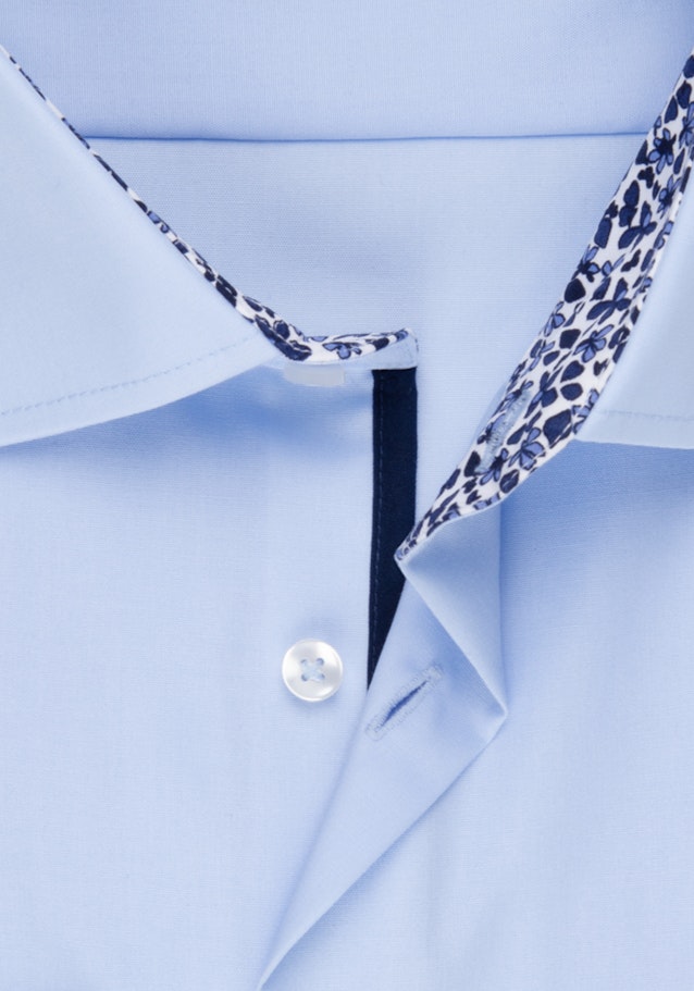Regular Business Hemd Uni in Mittelblau | Seidensticker Onlineshop