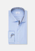 Regular Business Hemd Uni in Mittelblau |  Seidensticker Onlineshop
