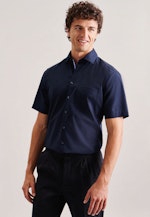 Regular Business shirt Uni in Dark Blue |  Seidensticker Onlineshop