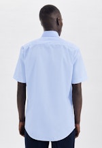 Regular Business Hemd Uni in Mittelblau |  Seidensticker Onlineshop