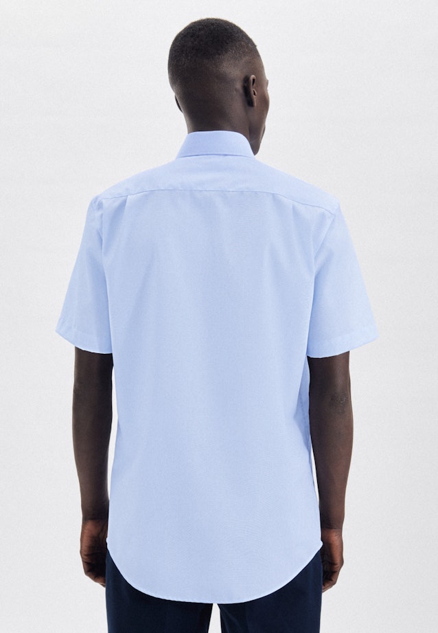 Regular Business Hemd Uni in Mittelblau |  Seidensticker Onlineshop