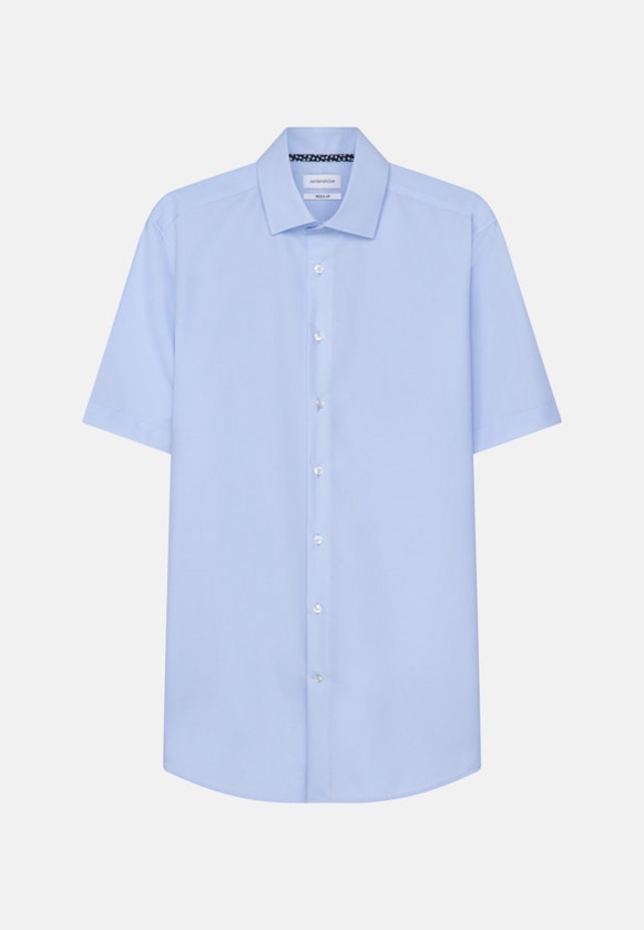 Regular Business Hemd Uni in Mittelblau |  Seidensticker Onlineshop