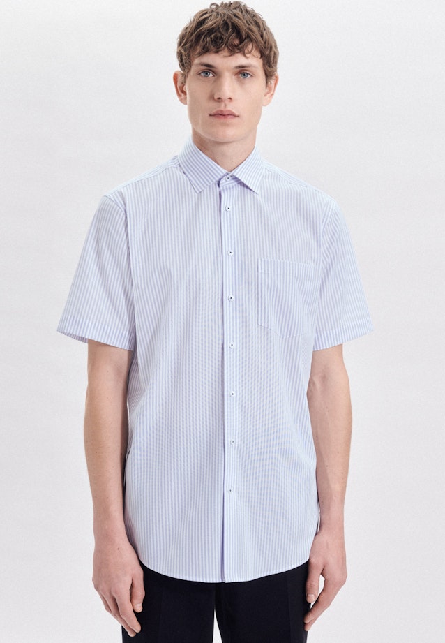 Regular Business shirt Stripe in Light Blue |  Seidensticker Onlineshop