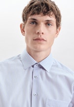 Non-iron Poplin Short sleeve Business Shirt in Regular with Kent-Collar in Light Blue |  Seidensticker Onlineshop