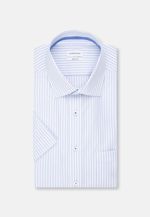 Regular Chemise d'affaires rayures in Bleu Clair |  Seidensticker Onlineshop