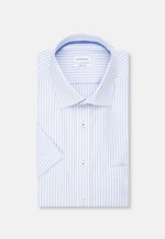 Regular Chemise d'affaires rayures in Bleu Clair |  Seidensticker Onlineshop