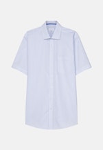 Non-iron Poplin Short sleeve Business Shirt in Regular with Kent-Collar in Light Blue |  Seidensticker Onlineshop