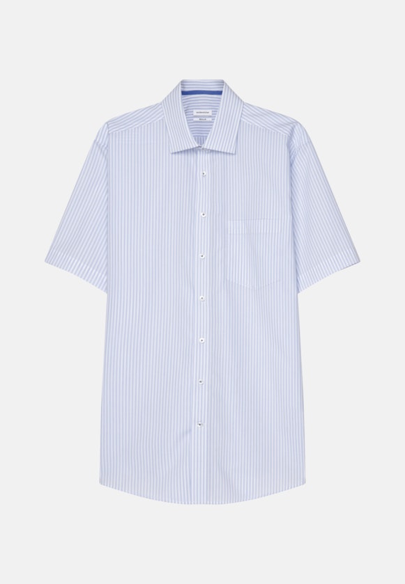Regular Chemise d'affaires rayures in Bleu Clair |  Seidensticker Onlineshop