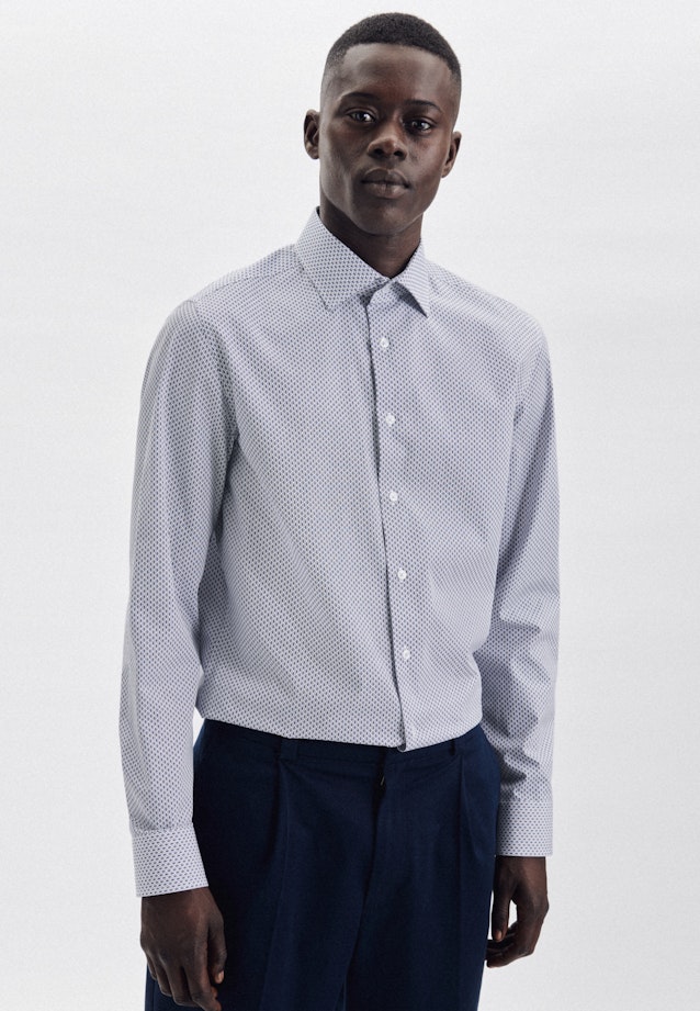 Slim Chemise d'affaires Imprimé in Bleu Clair |  Seidensticker Onlineshop